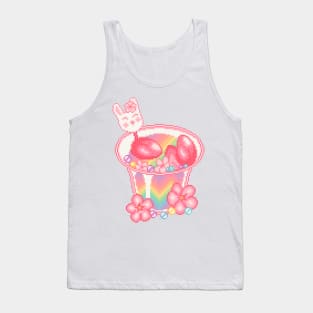 Rainbow Ice Cream Pixel Art Tank Top